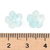 Dyed & Heated Glass Bead Caps GLAA-C042-01F-3