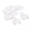 3-Petal Transparent Acrylic Bead Caps OACR-A017-11-4