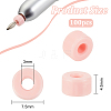 100Pcs Plastic Sleeve Ring FIND-OC0003-05D-2