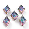 Embossed Glass Rhinestone Pendants GLAA-J101-04B-001VO-1