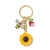 Acrylic Alloy Enamel Keychains KEYC-JKC01166-4