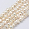 Natural Cultured Freshwater Pearl Beads Strands PEAR-K004-13C-1
