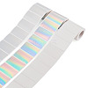3 Rolls 3 Styles Vinyl Plastic Printable Holographic Stickers OFST-TA0001-10F-2