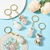 Iron Plastic Keychains KEYC-FZC0001-001D-G-7