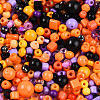 Halloween Theme Glass Seed Beads SEED-N007-13J-3