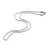 304 Stainless Steel Rope Chain Necklaces STAS-G244-85P-1