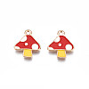 Autumn Theme Alloy Enamel Charms X-ENAM-S115-143A-1