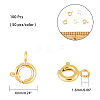 ARRICRAFT Brass Spring Ring Clasps KK-AR0001-04-2