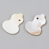 Natural Freshwater Shell Pendants SSHEL-R048-012-2