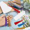 30Pcs 15 Colors Polyester Tassel Decorations OCOR-SP0001-16A-3