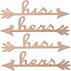 His and Hers Arrow Chair Signs Banner DIY-WH0157-34-3