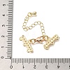 Rack Plating Brass Lobster Claw Clasps KK-F883-18G-3