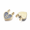 Alloy Enamel Charms ENAM-T012-02B-RS-3