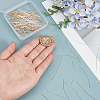 200Pcs 2 Colors Brass Flat Head Pins KK-ME0004-81-3