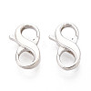 925 Sterling Silver Double Opening Lobster Claw Clasps STER-T008-73S-01-1