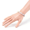 Rainbow Polymer Clay Heishi Beaded Stretch Bracelets for Valentine's Day BJEW-JB05942-7
