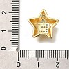 Rack Plating 
Brass Micro Pave Cubic Zirconia Pendants KK-I722-05G-E-3