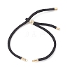 3MM Round Nylon Twisted Cord Slider Bracelet Making AJEW-JB01467-02-1