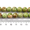 Dyed Natural Regalite/Imperial Jasper/Sea Sediment Jasper Beads Strands G-B124-C03-08-3