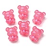 Luminous Transparent Acrylic Beads OACR-G033-06D-03-2