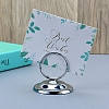 Ring Shape Metal Name Card Holder HULI-PW0002-152B-2