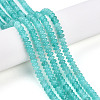 Dyed Natural White Jade Beads Strands X-G-T139-57A-06-1