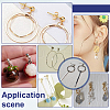 304 Stainless Steel Ball Stud Earring Findings STAS-PH0007-04-5