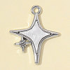 Zinc Alloy with Crystal Rhinestone & White Enamel Pendants RB-OY001-38P-1