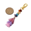 Polycotton Tassel Pendant Decorations HJEW-JM02188-3