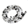 Electroplate Glass Beads Strands EGLA-D018-02C-2
