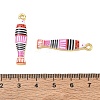 Printed Brass Pendants KK-CBA42CA-03G-04-3