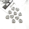 Platinum Alloy Rhinestone Pendants PW-WGE3288-03-1