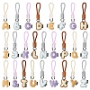 PU Leather Letter Pendant Decoration HJEW-YWC0002-001A-2
