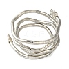 Adjustable Iron Snake Wrap Bangles BJEW-U004-03B-P-3