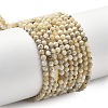 Natural Yellow Opal Beads Strands G-B145-A03-3mm-2