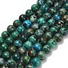 Natural Chrysocolla Beads Strands G-L642-B12-6mm-2
