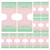 50Pcs Folding Paper Jewelry Display Cards ODIS-TA0001-07A-1