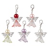 Angel Acrylic & Glass Pearl Pendant Decorations X1-HJEW-JM02364-02-1
