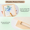 DIY Children Wood Decoration Clay Picture Frame WOOD-WH20008-07G-5