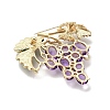Resin Rhinestone Brooch JEWB-K027-09G-3