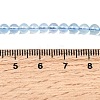 Natural Aquamarine Beads Strands G-G344-A07-4mm-5