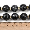 Natural Larvikite Beads Strands G-C249-A07-16mm-6