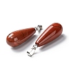 Natural Red Jasper Pendants G-F707-05-3