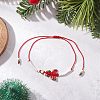 Glass Seed Beads Braided Bead Bracelets BJEW-MZ00231-02-1