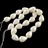 Teardrop Shell Pearl Bead Strands BSHE-R150-01-2