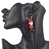 Glass Seed Beads Dangle Earrings EJEW-MZ00504-02-3