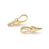 Teardrop Brass Swivel Clasps KK-H083-18G-2
