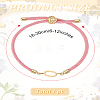 1Pc Adjustable Nylon Cord Slider Bracelets for Women BJEW-LP0001-32O-03-2