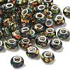 Transparent Resin Rondelle European Beads RESI-S023-29-1