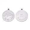 Non-Tarnish 201 Stainless Steel Pendants STAS-R106-01-2